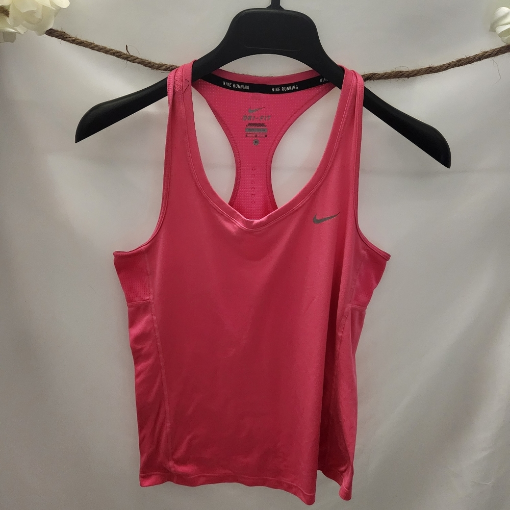 Nike Dri-fit Tank Top Pink Size Medium